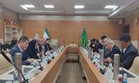 نشست معاون وزیر در امور زراعت با ابراهیم ارگاشف رئیس سازمان حفظ نباتات جمهوری ازبکستان 